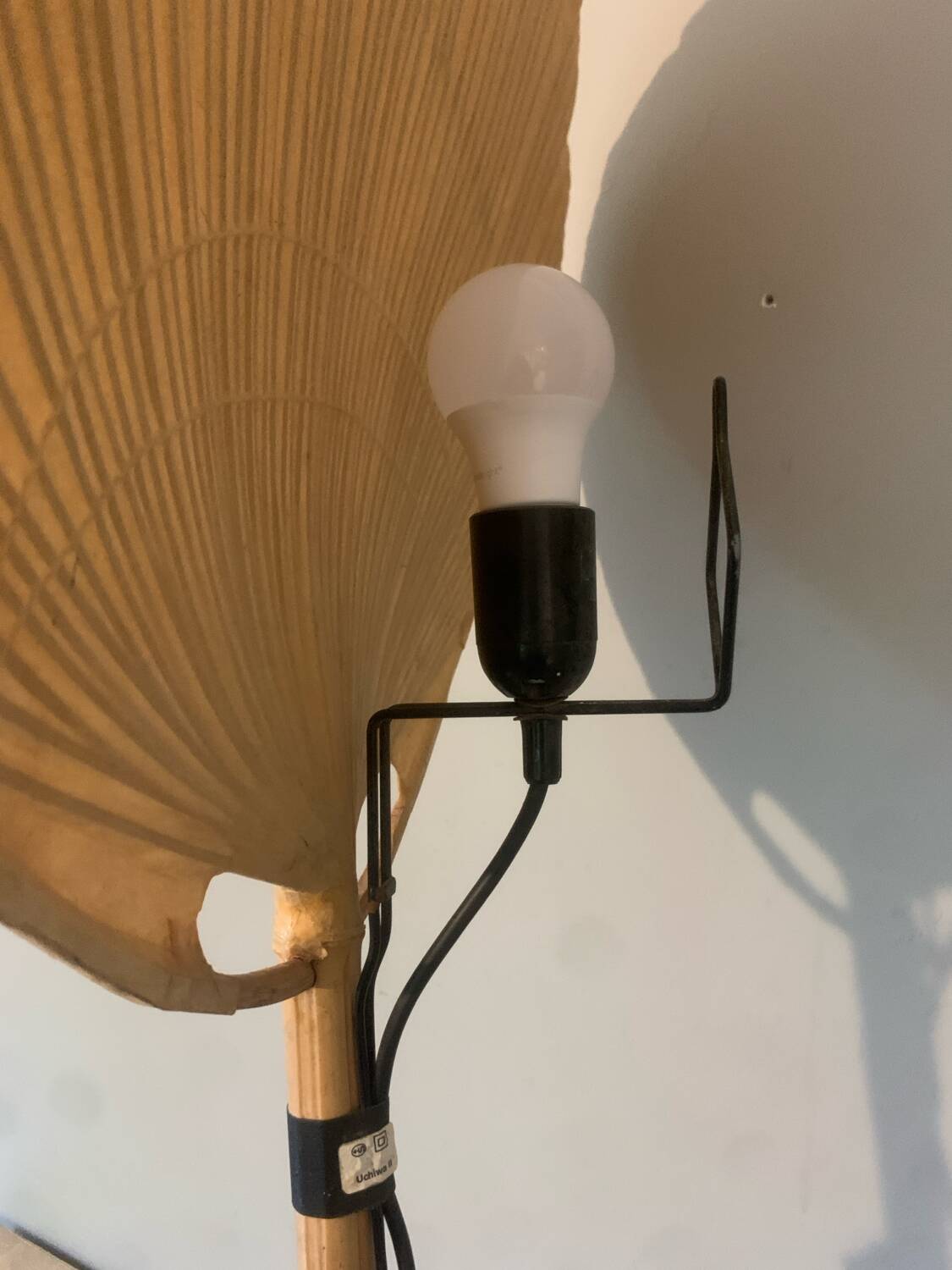 Uchiwa wall light pair by Ingo Maurer