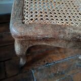 Chaise prie dieu cannage