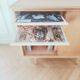 Vinyl cabinet / Renovated low modernist sideboard, 1960s-70s