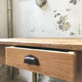 Vintage pine farm table
