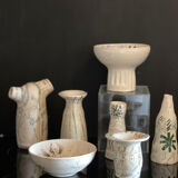 Ceramics signed Beretta Vallauris