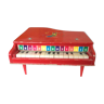 Piano à queue et en bois rouge des années 60 marque Mundia