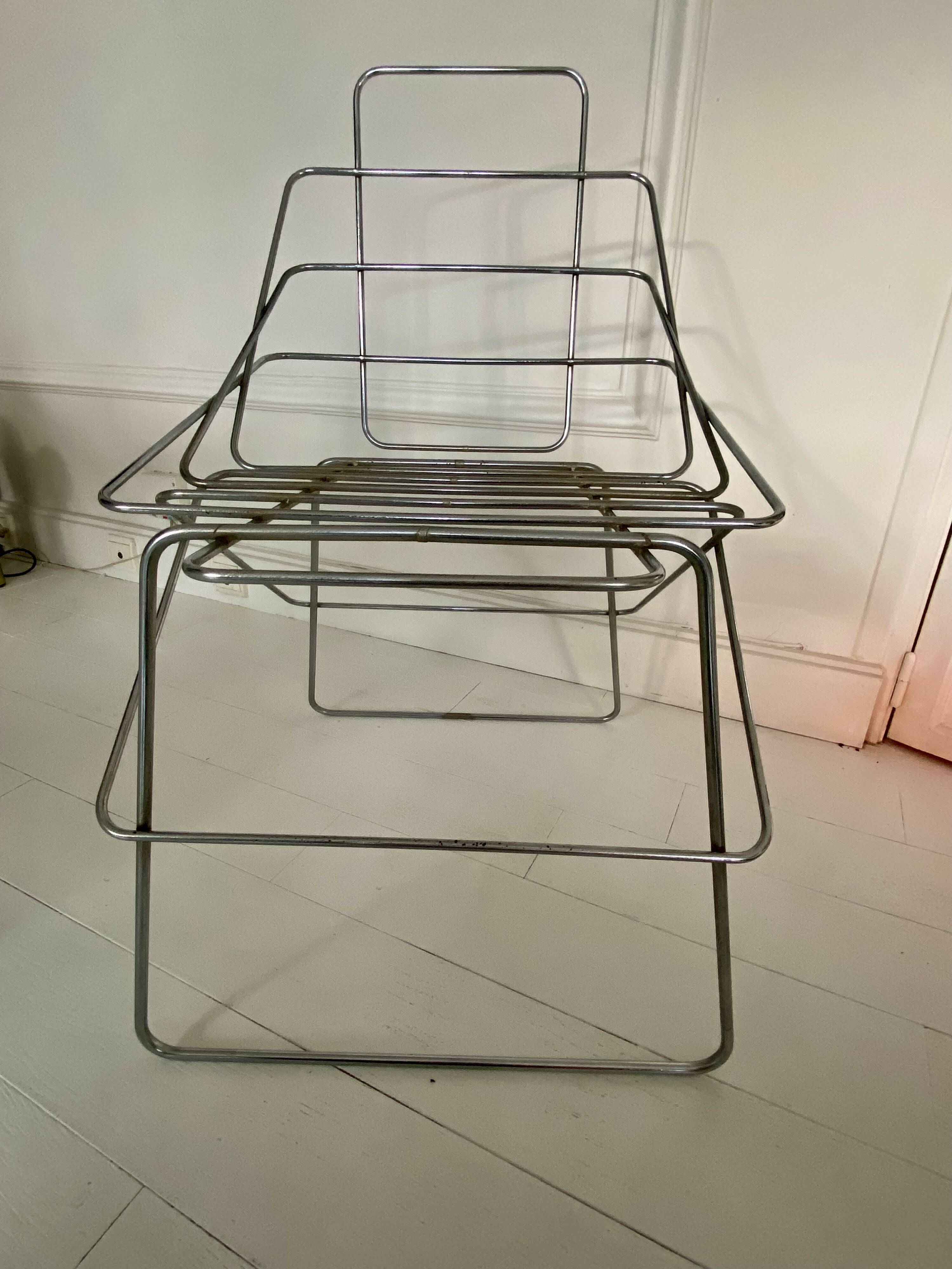 Chaise d'Enzo Mari. Fabriquée par Driade en 1972 . (Edition originale)
