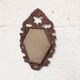 Baroque gold mirror 40x25cm