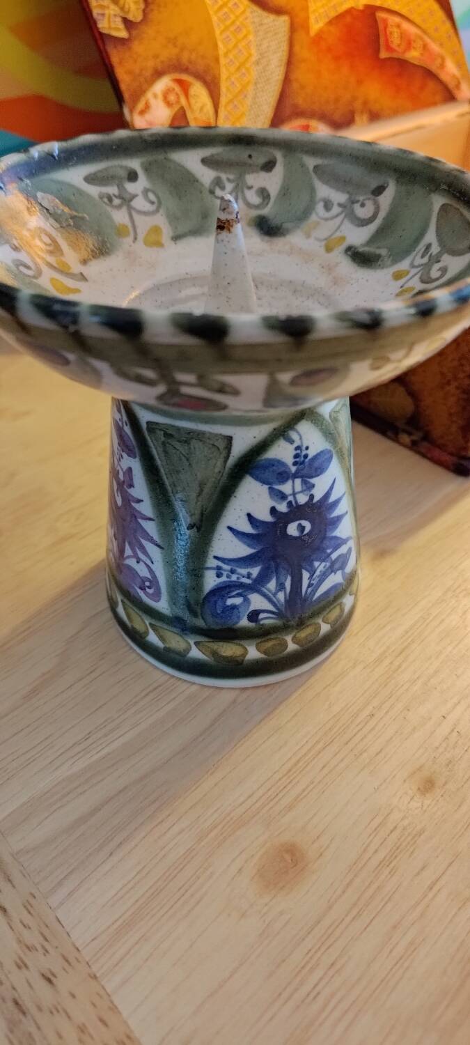 Quimper André l'helguen candle holder
