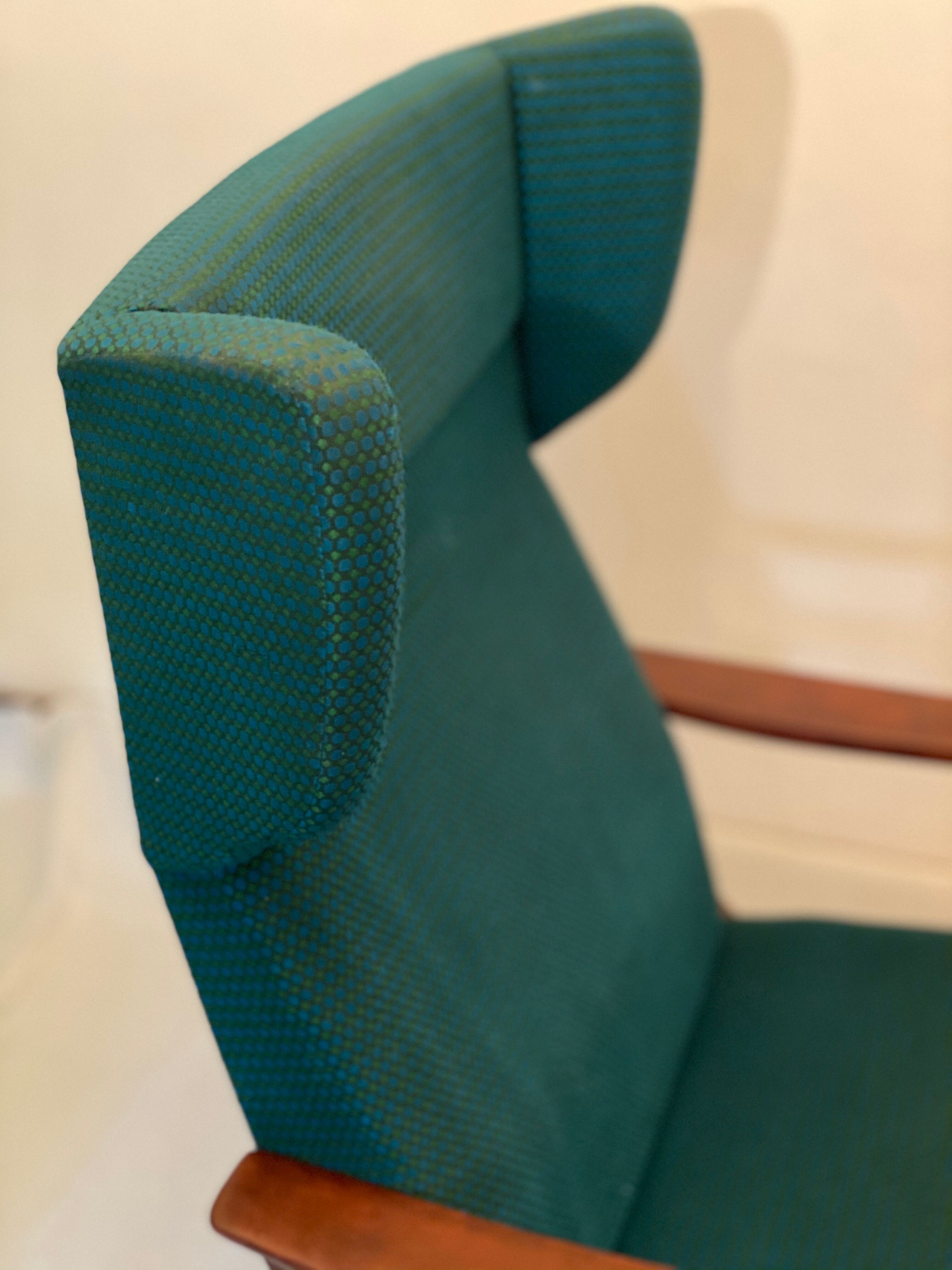 Swedish wingback lounge chair