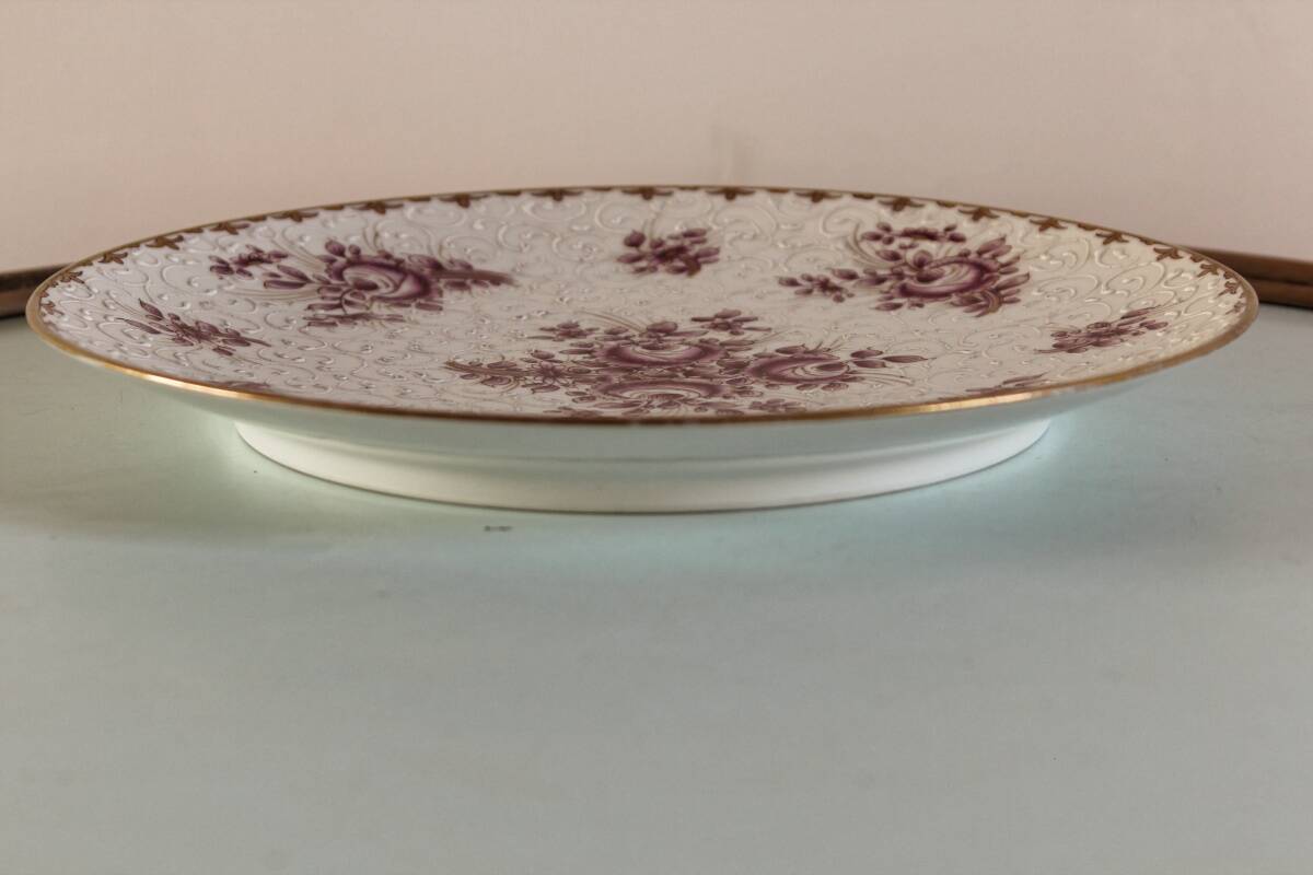 Plat en porcelaine, Edme Samson