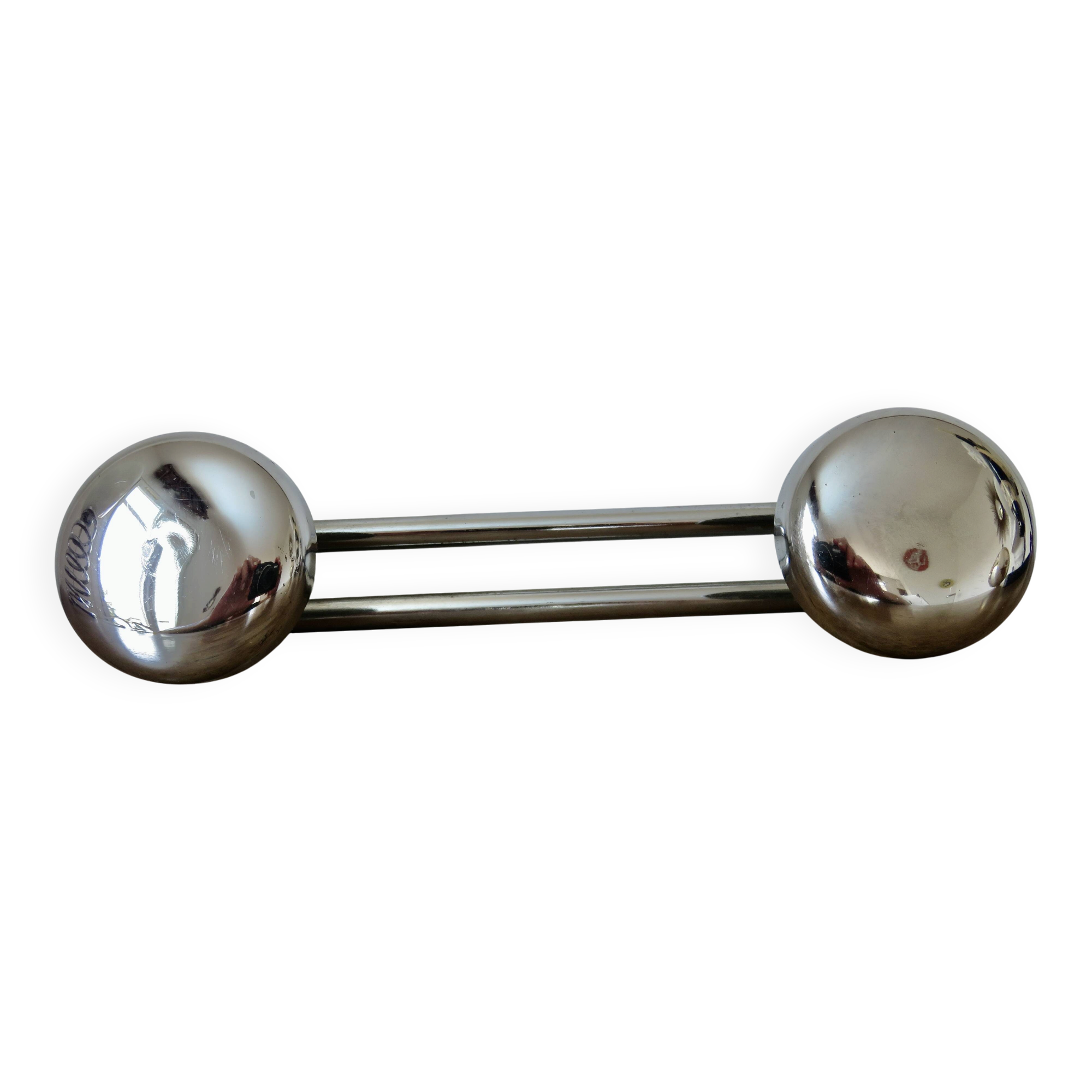 Porte manteau en métal chromé années 70
