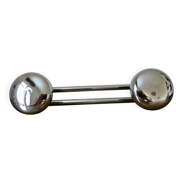Porte manteau en métal chromé années 70