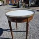Louis XVI style bouillotte table in mahogany