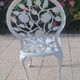 Chaise en fonte d'aluminium