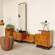 Jindrich Halabala dressing table and bedside tables for Up Zavody 1950