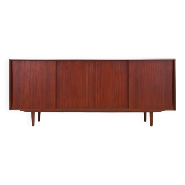 Buffet en teck, design danois, années 60, designer : EW Bach