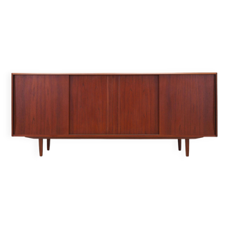 Buffet en teck, design danois, années 60, designer : EW Bach
