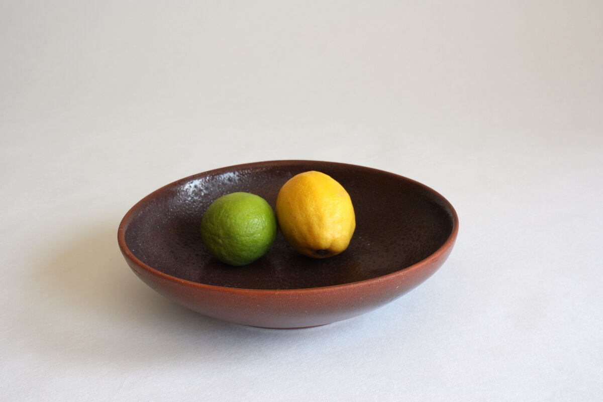 Rusty sandstone dish