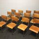Set of 12 tubular steel chairs Mart Stam