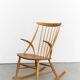 IW3 Fauteuil à bascule par Illum Wikkelsø pour Niels Eilersen