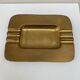 Art Deco ashtray in solid brass