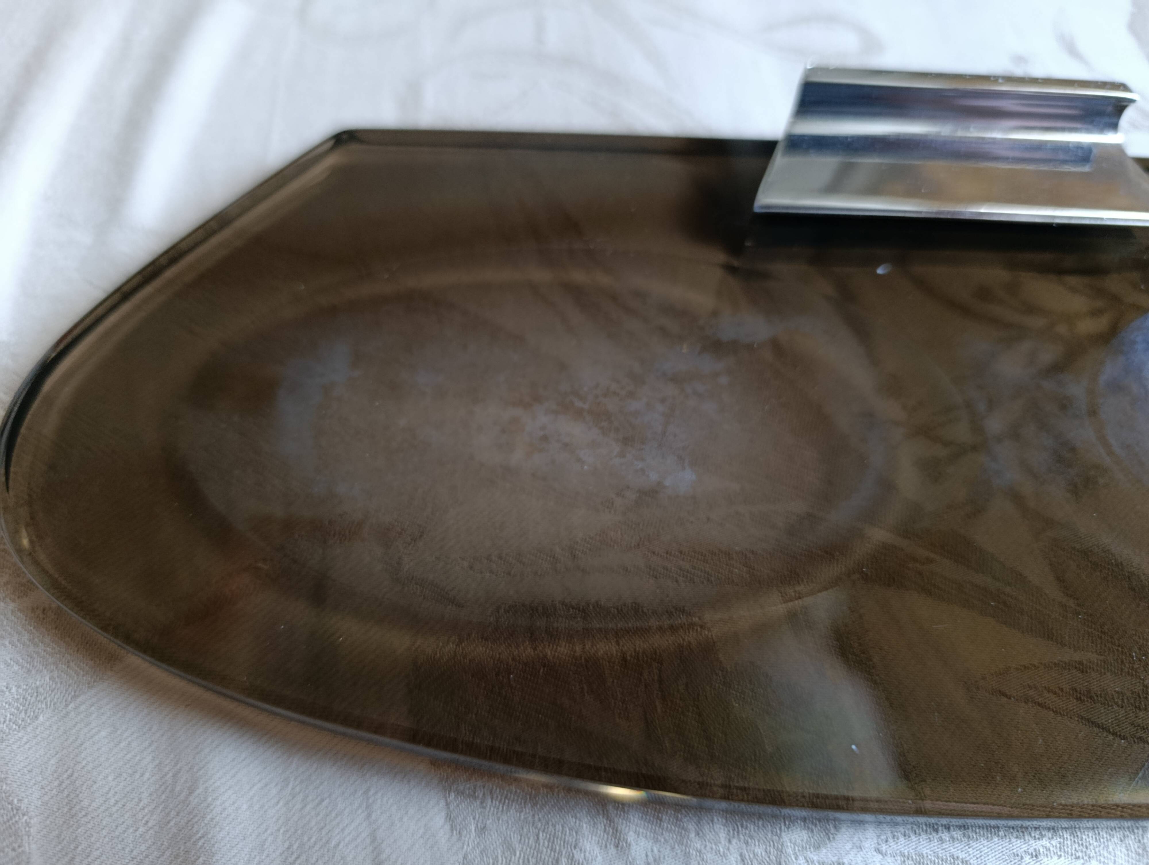 Bathroom set - vintage - Antonio Lupi / Cristal Luxor in smoked glass