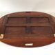 Table basse de marine plateau « butler » acajou