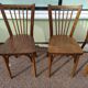 Lot de 4 chaises de bistrot bois Baumann