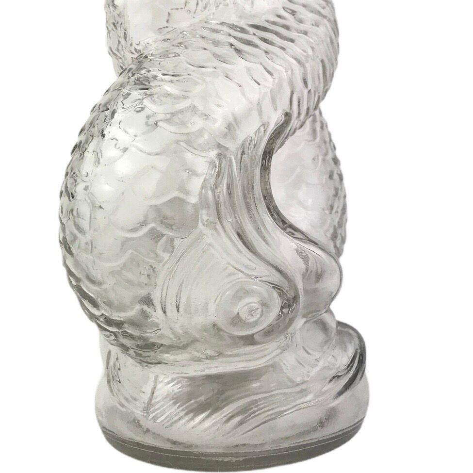 Dolphins carafe blown glass