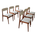 Set of 6 Danish chairs