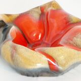 Meteor ashtray Vallauris ceramic vintage flames 1960s