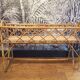 Vintage rattan planter