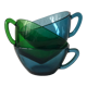 Vintage Vereco coffee cups