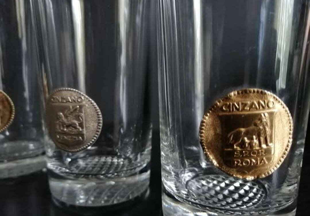 Lot de verres vintage italiens