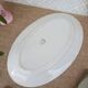 Plat de service Faiencerie nouvelle Givors France Jane