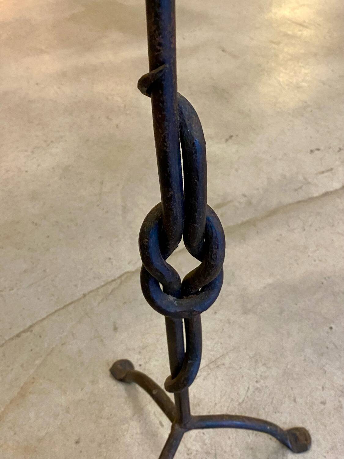 Mid-century brutalist candle holder