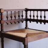 Vintage fireplace corner chair