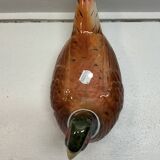 Terrine en faïence canard
