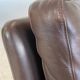 Vintage retro danish mid-century g. thams 2 person sofa in coco leather 60s