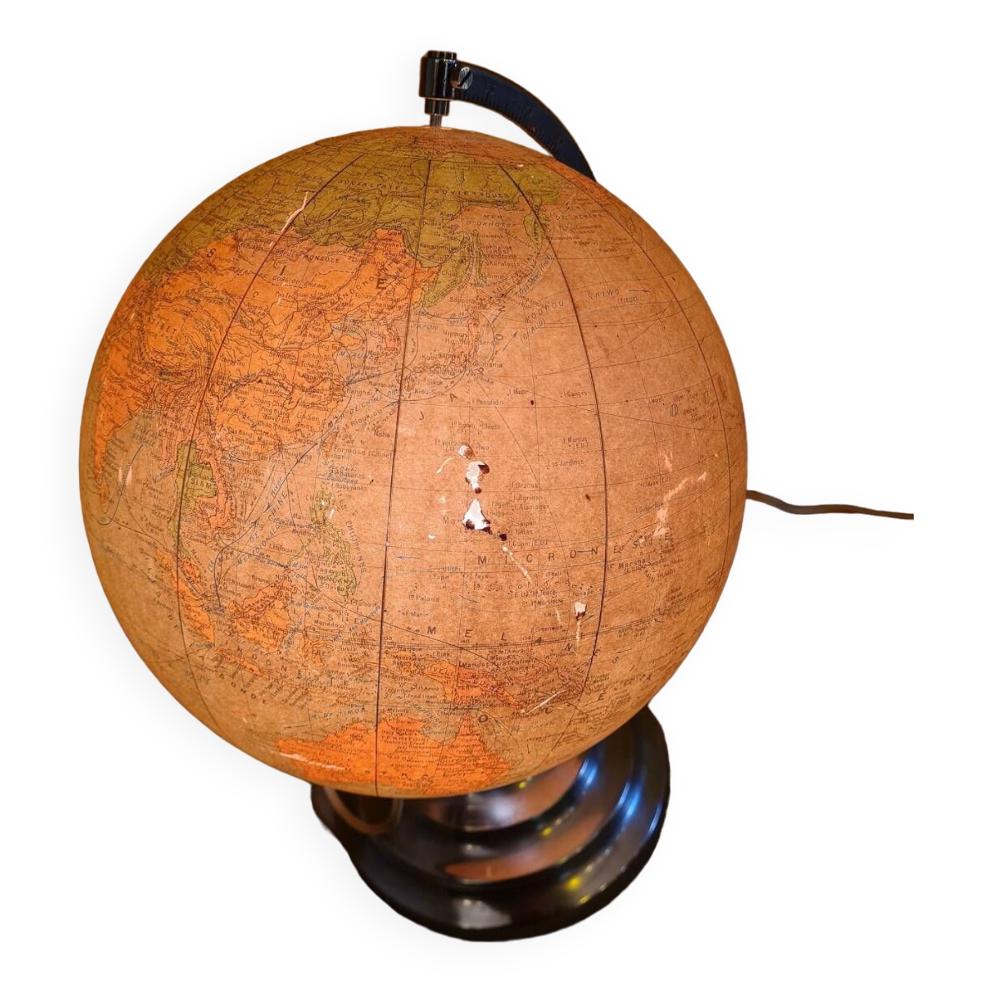 Art Deco French Globe M. Picquart, Circa 1930