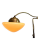 Art Deco brass floor lamp with adjustable height