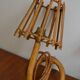 Pair of rattan wall lamps 70s Louis Sognot