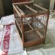 Cage à oiseaux en bois et fer
