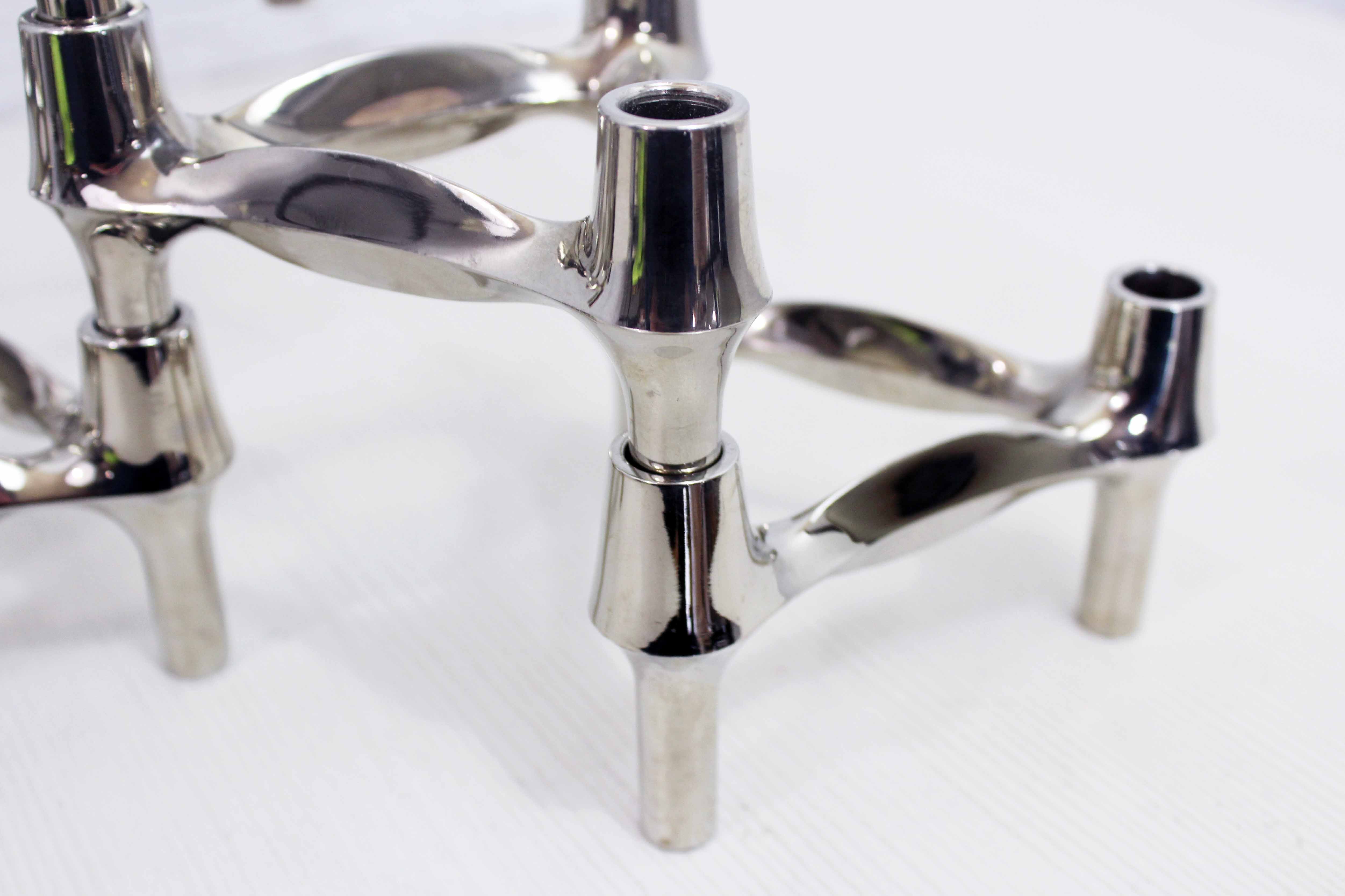 Modular BMF candle holders by Fritz Nagel