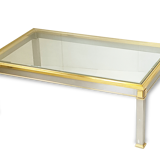 1970 1980 of Luigi Della Maddelena vintage Italian rectangular coffee table