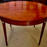 Louis XVI style table in cherry with 2 extensions