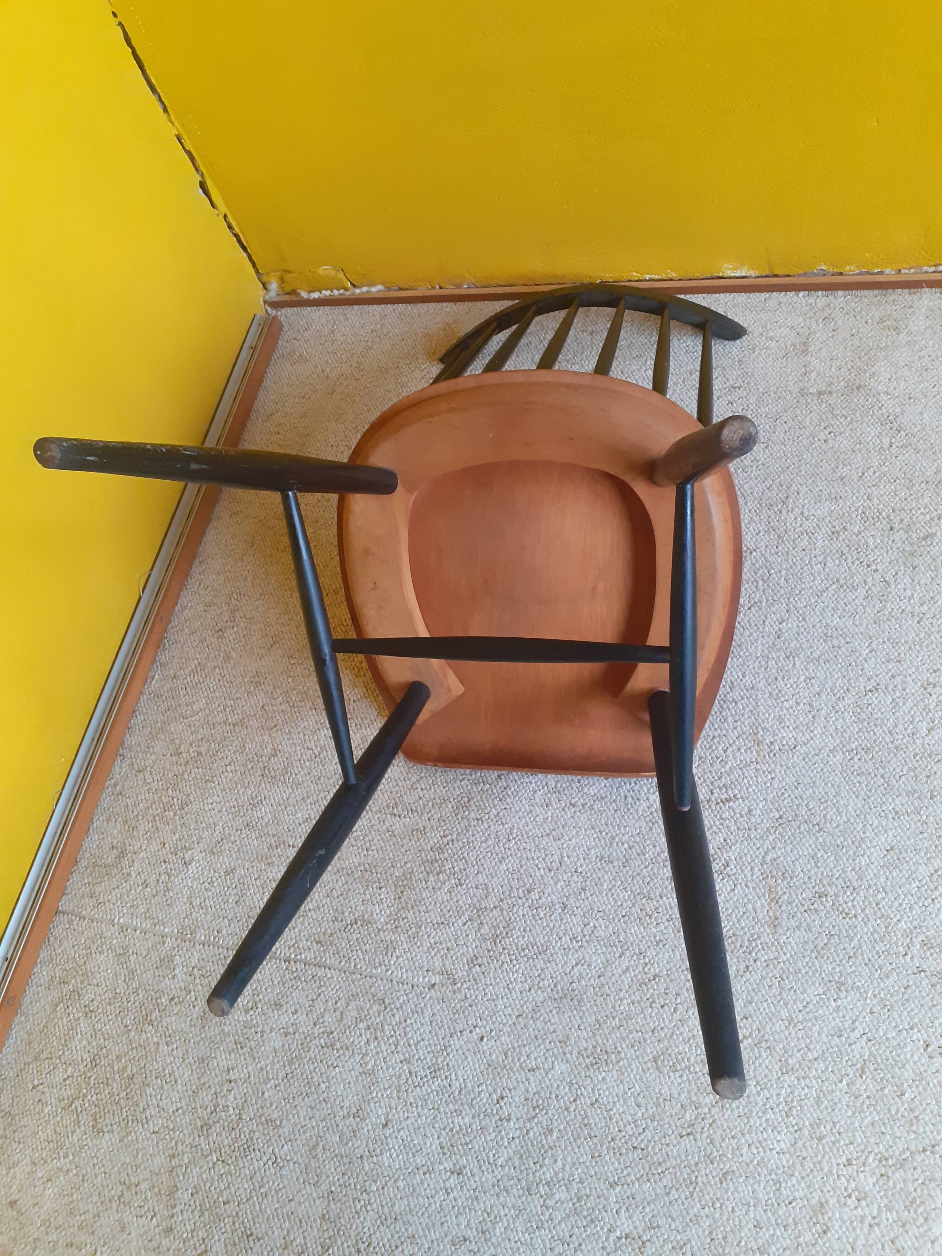 Scandinavian chair ' fanett ' by Ilmari Tapiovaara circa 1960