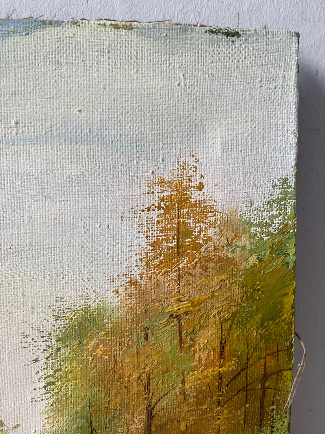 Autumn Flower Meadow, Ukraine, oil on canvas, signed