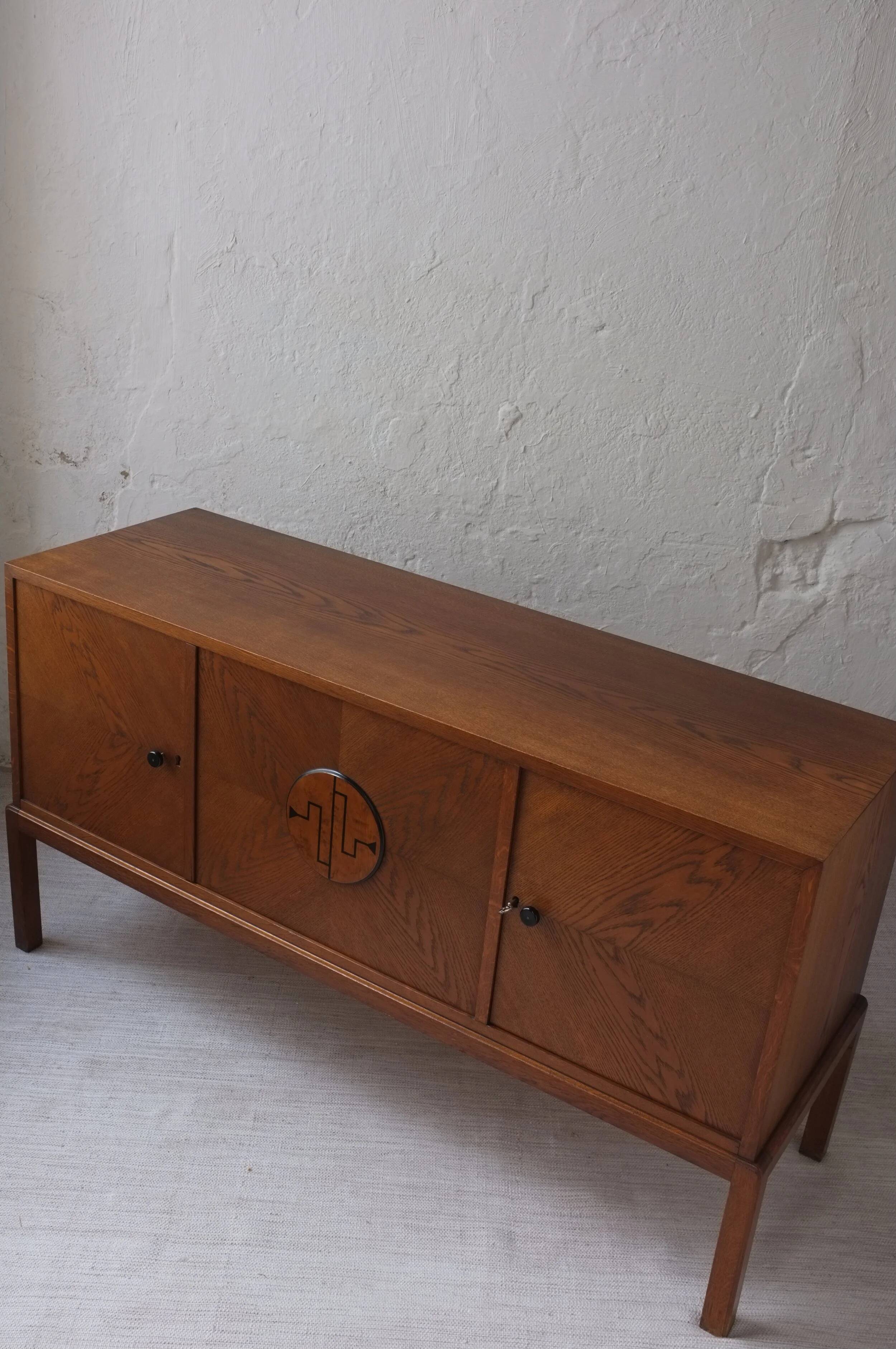 Buffet suédois moderne en chêne | Années 1930