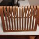 Habitat 1980s 90s bent plywood magazine rack