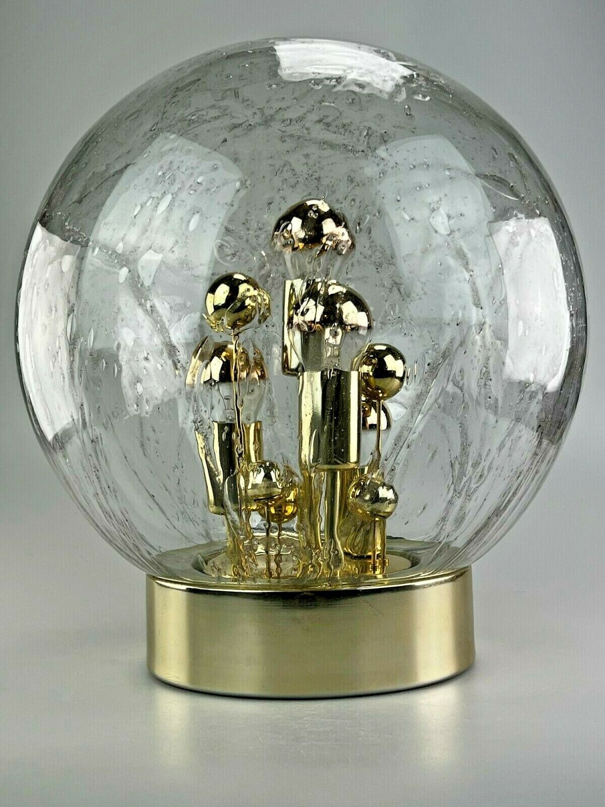 60s 70s table lamp ball lamp Doria "Big Ball" glass space age design