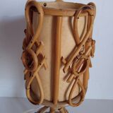 Bamboo bedside lamp