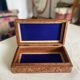 Indian carved wooden box